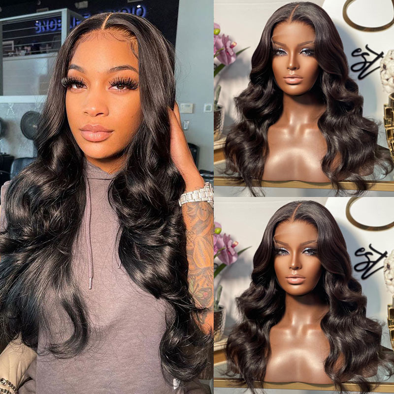 Body Wave Human Hair 13x6 HD Lace Front Wigs With Baby Hair For Black Women-Upgradeuhair