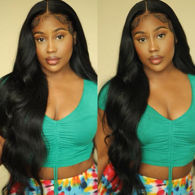 Lace Front Wigs Human Hair Straight T Part Lace Frontal Human Hair Wig for Black Women