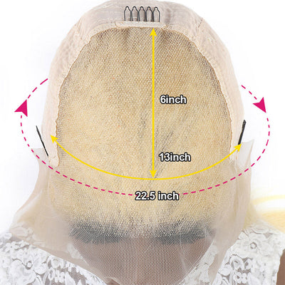 613 Blonde Hair Lace Front Wig HD Transparent 13x6 Straight virgin Human Hair Wigs