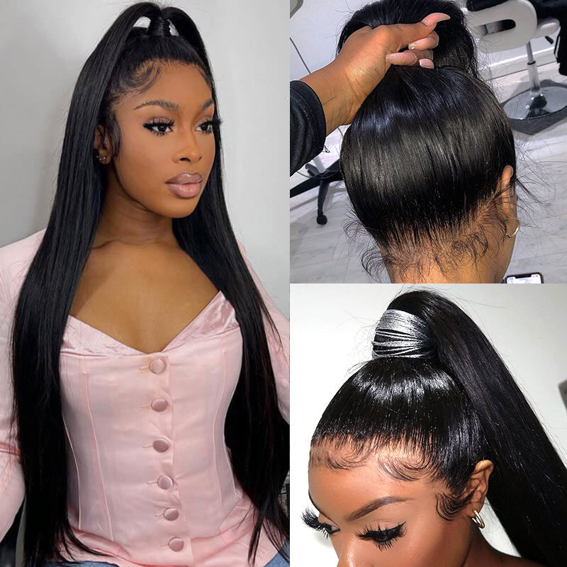 360 Lace Frontal Wig Straight Hd Lace Front Human Hair Wigs For Women