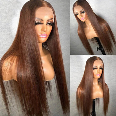 4x4_Lace_Closure_13x4_Lace_Frontal_Chestnut_Brown_Straight_Layered_Hair_Colored_Lace_Front_Wig-1