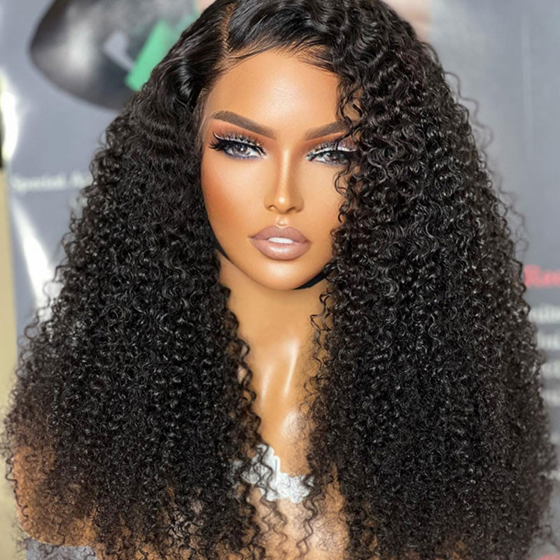 4x4_Lace_Closure_Wig_Kinky_Curly_Human_Hair_Wig_Preplucked_With_Natural_Hairline