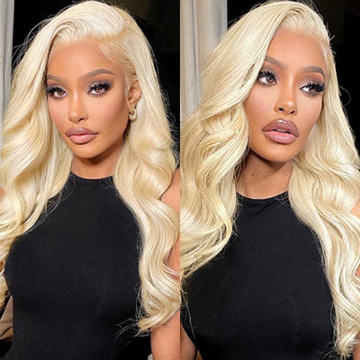 613 Blonde Color  4x4 Lace Cloure/13x4 Lace Front Body Wave Human Hair Wig