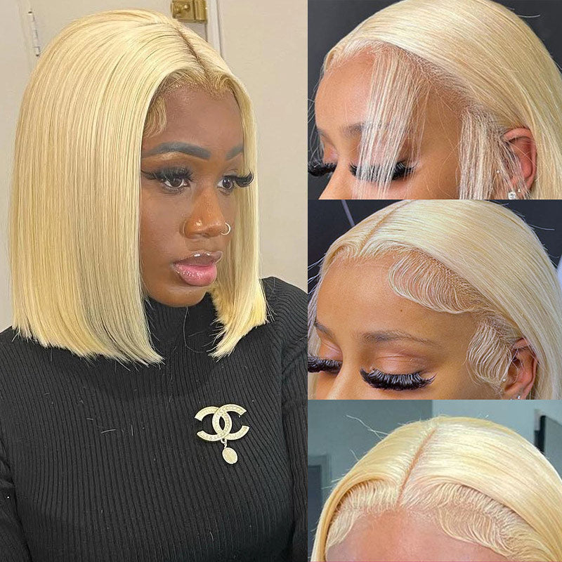 613_Honey_Blonde_Bob_Lace_Front_Human_Hair_Wigs