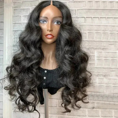 Glueless V Part Wig Body Wave Human Hair Wigs Beginner Friendly Upgraded Durable V Shape Wig