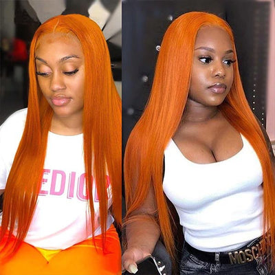 Orange_Ginger_Color_13X4_HD_Lace_Front_Wigs_Human_Hair_Pre_Plucked_Hairline